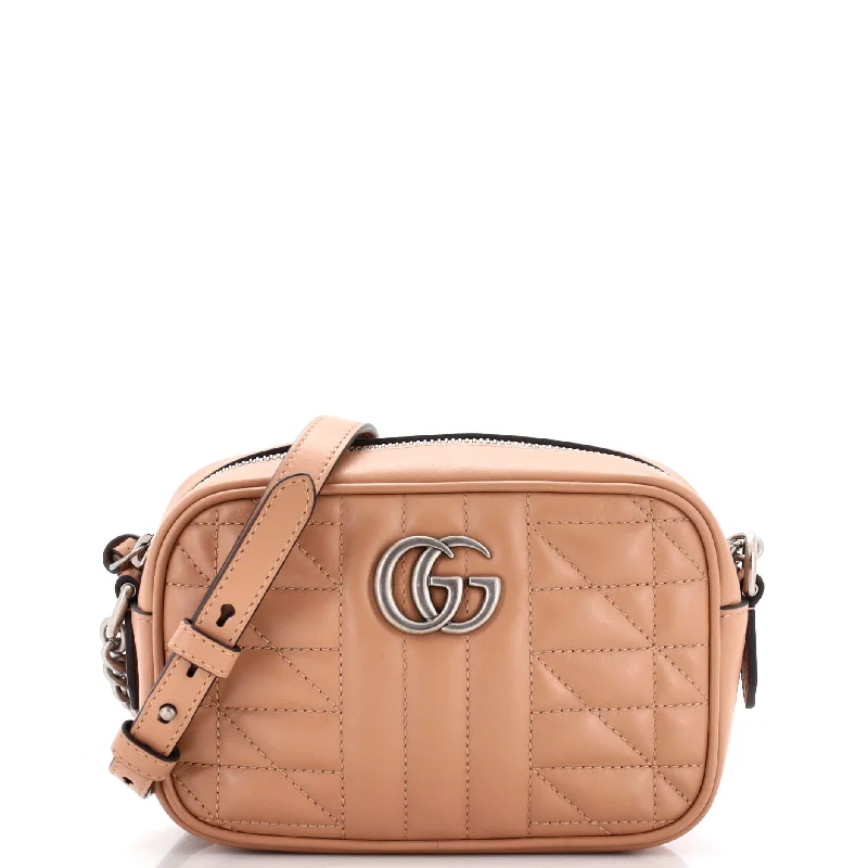 GG Marmont Shoulder Bag Mixed Matelasse Leather Mini