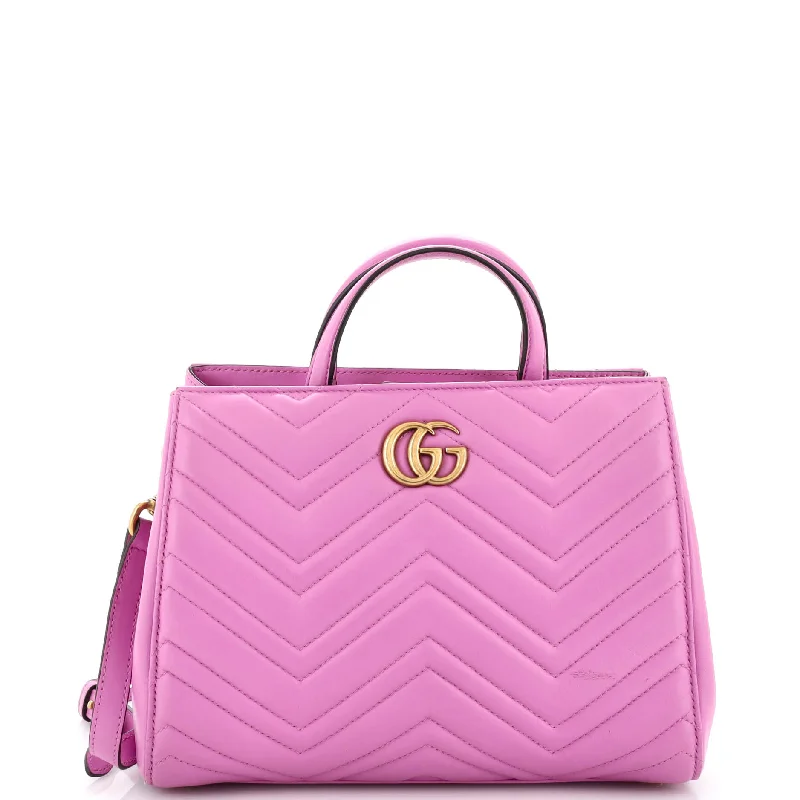 GG Marmont Tote Matelasse Leather Small