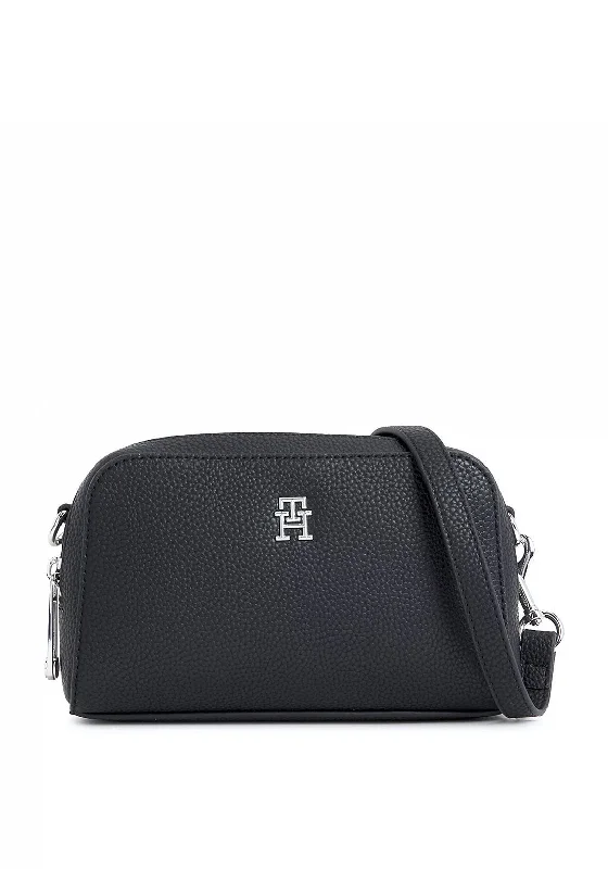 Tommy Hilfiger Emblem Crossbody Bag, Black