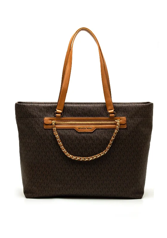 MICHAEL Michael Kors Slater Large Zip Tote Bag, Brown