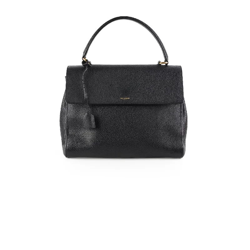 Saint Laurent Sac Moujik Black Top Handle