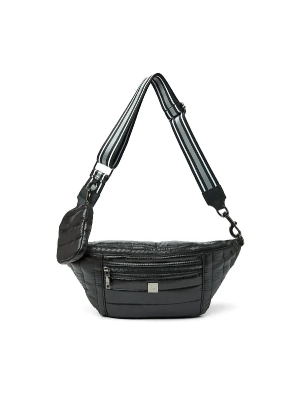 Sister Sling Bag In Shiny Black