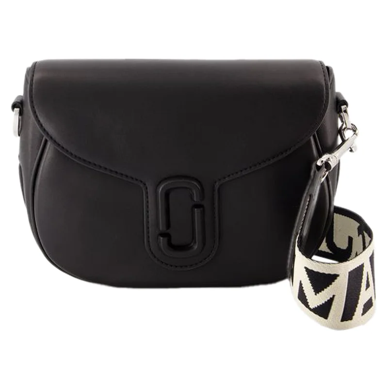 Saddle Large Crossbody - Marc Jacobs - Leather - Black