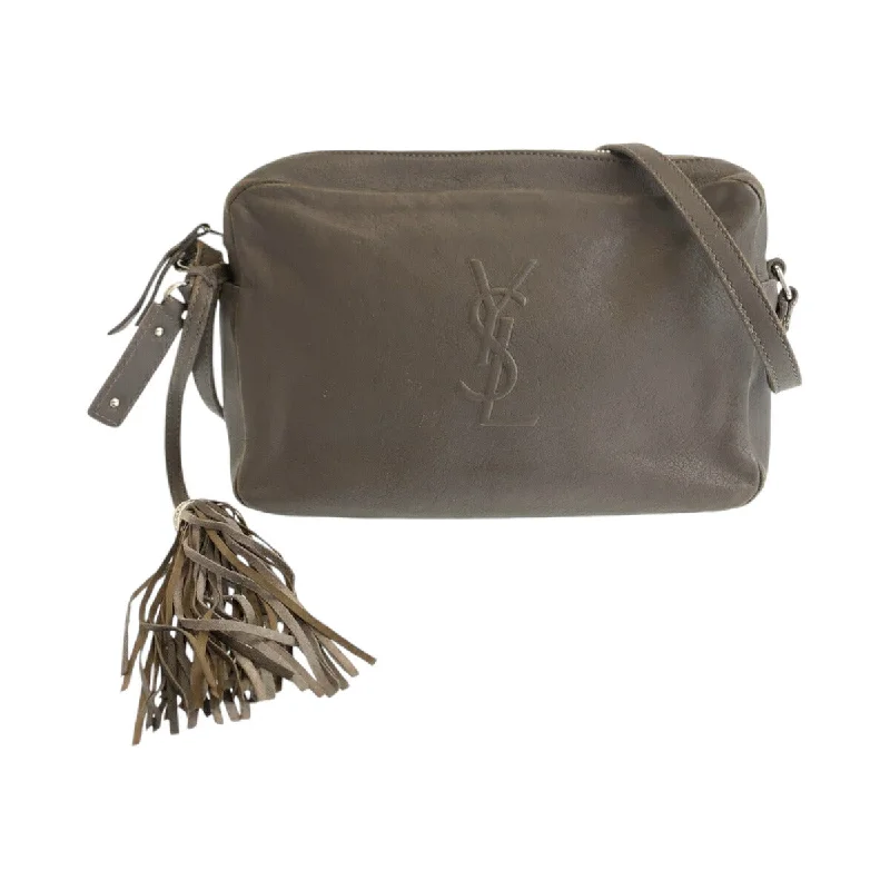 YSL Fringe Leather Shoulder Bag