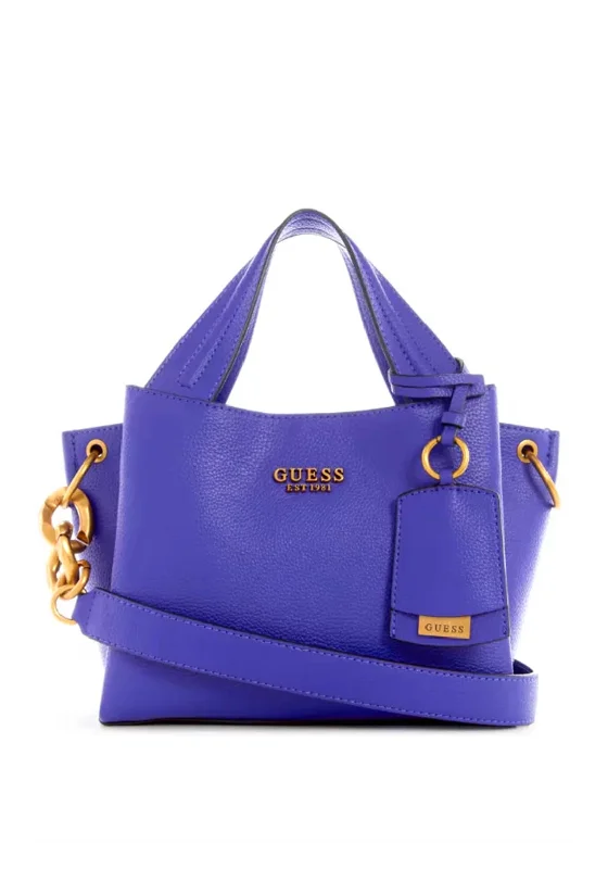 Guess Zed Pebbled Girlfriend Carryall, violet