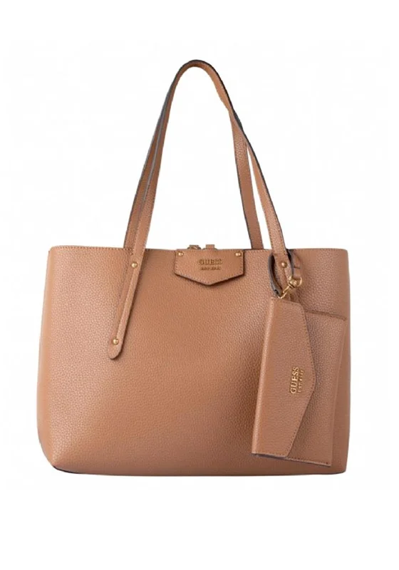 Guess Brenton Girlfriend Satchel Bag, Caramel