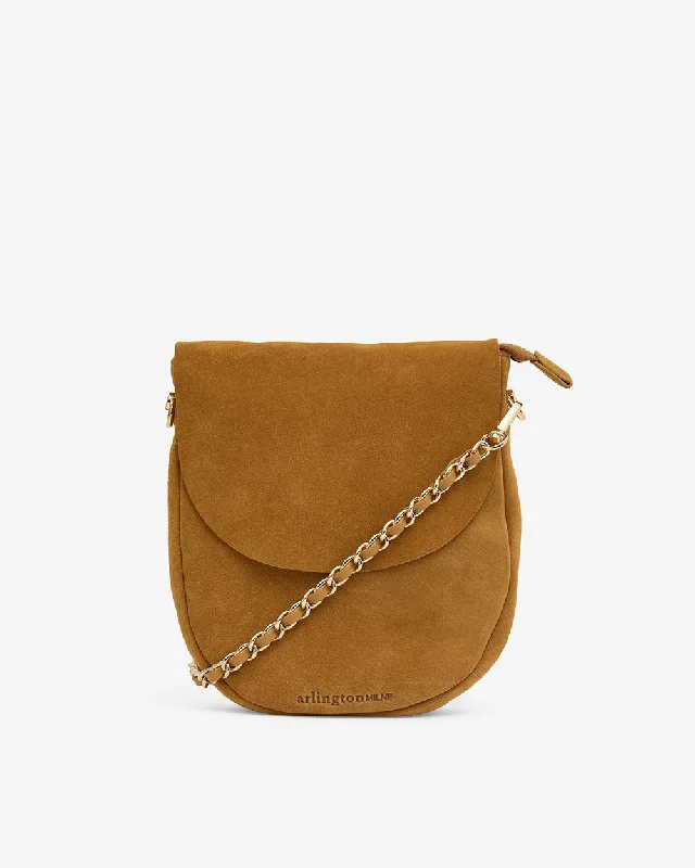 Phoebe Pouch - Toffee Suede