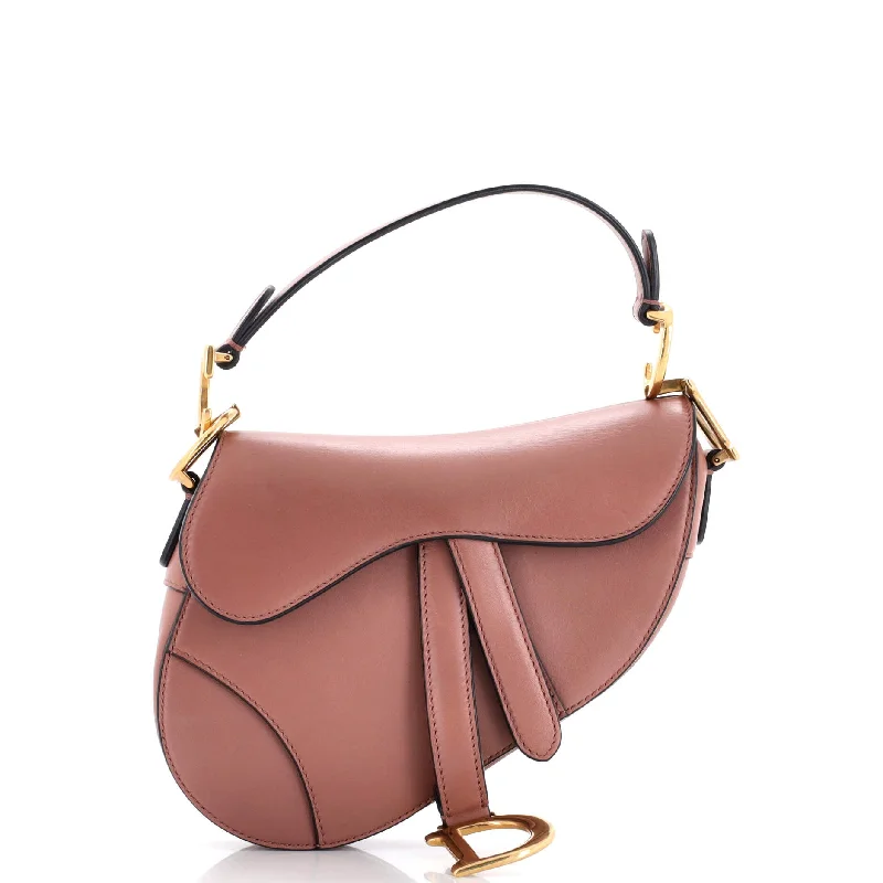 Saddle Handbag Leather Mini