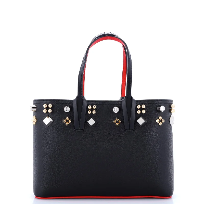 Cabata Empire Tote Studded Leather Small