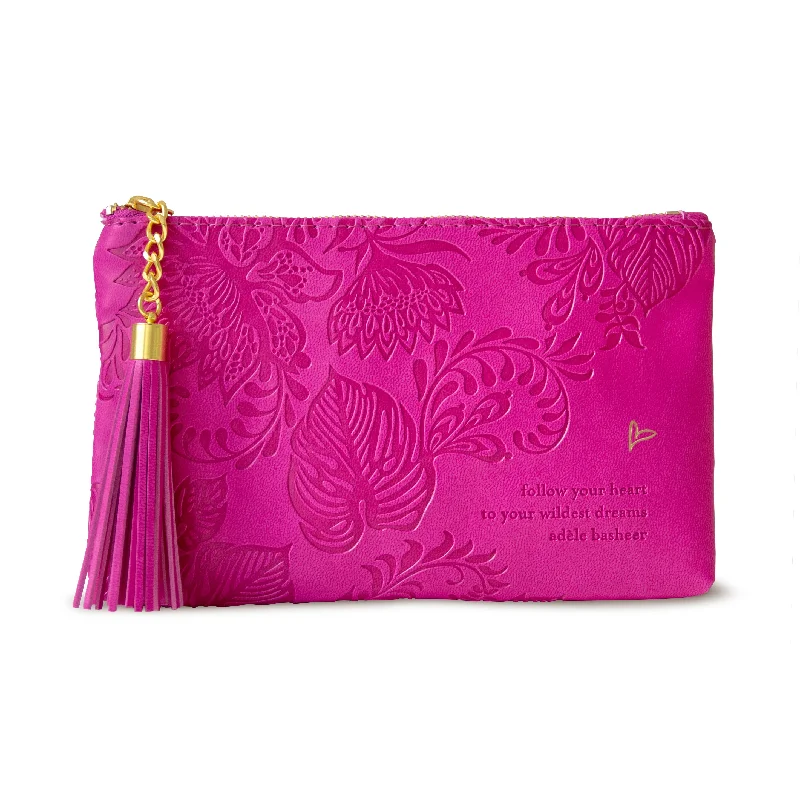 Follow Your Heart Essentials Purse - Positively Pink