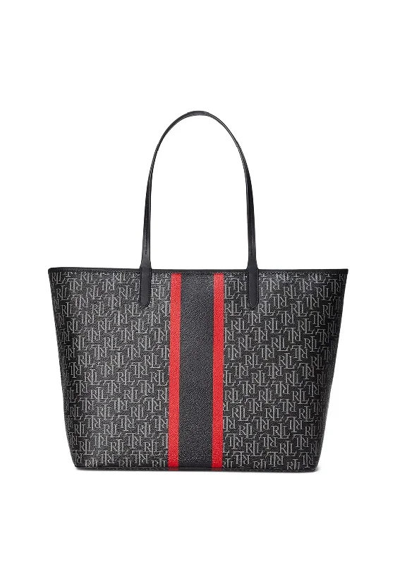 Ralph Lauren Holiday Collins Large Tote, Black