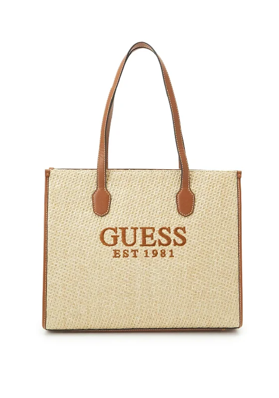 Guess Silvana Girlfriend Large Tote, Natural