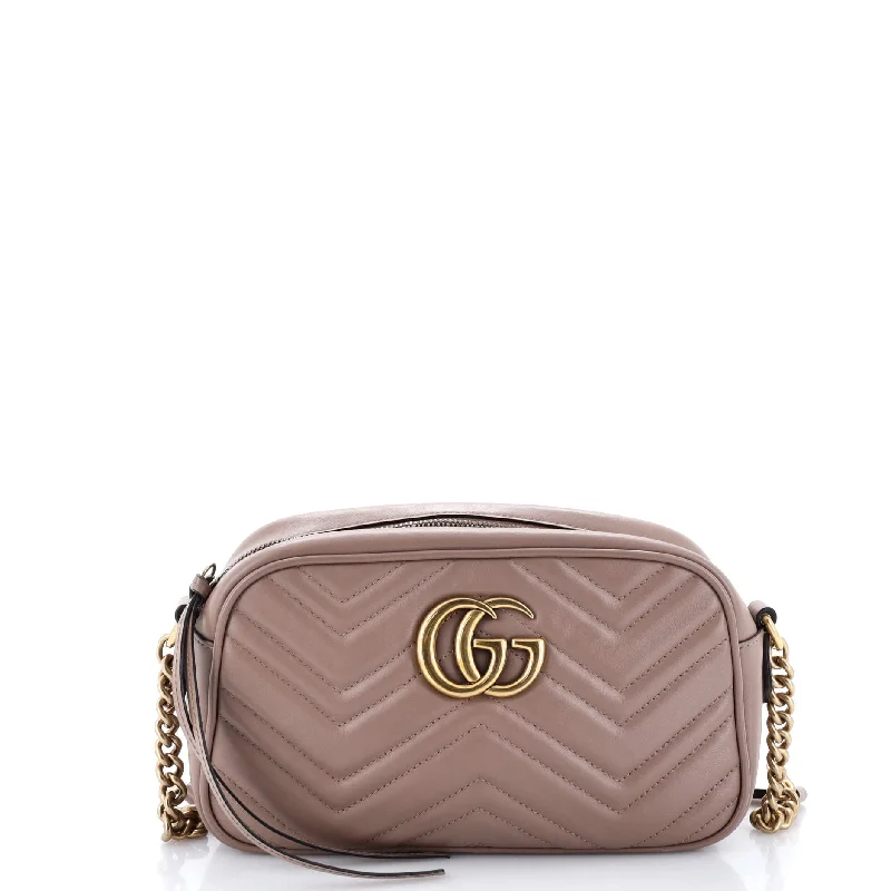 GG Marmont Shoulder Bag Matelasse Leather Small