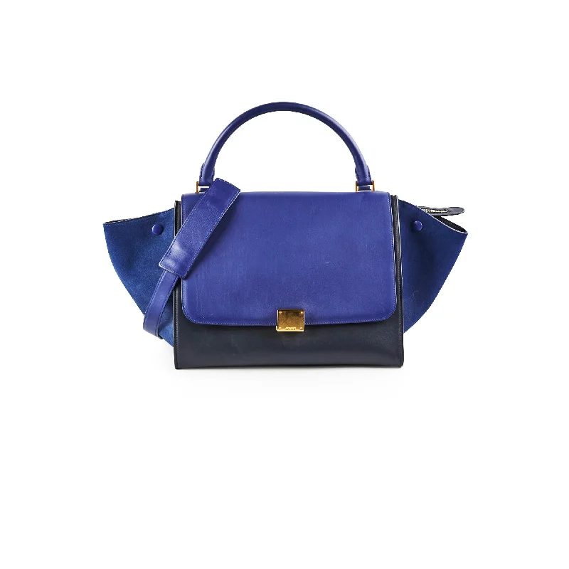 Celine Trapeze Medium Blue/Navy