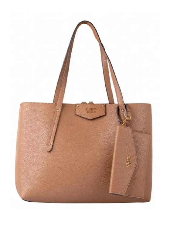 Guess Eco Brenton Large Reversible Tote, Caramel