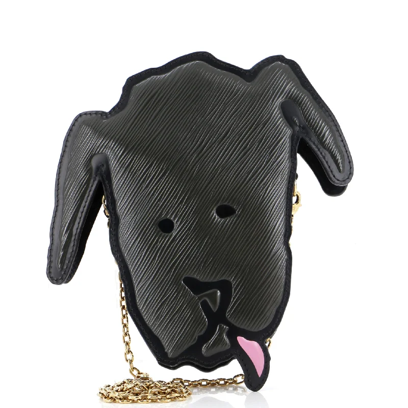 Grace Coddington Dog Face Bag Epi Leather and Reverse Monogram Canvas Mini