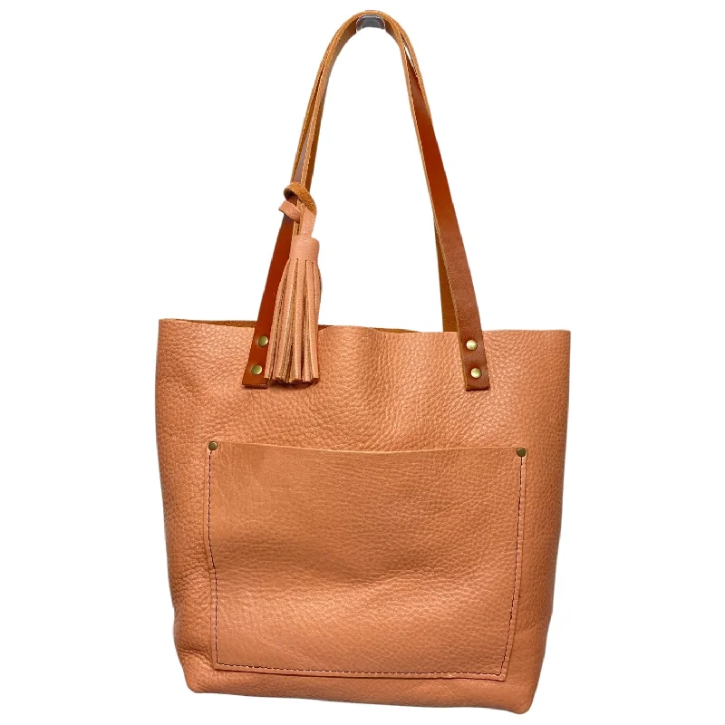 Tote Leather By Cma, Size: Medium