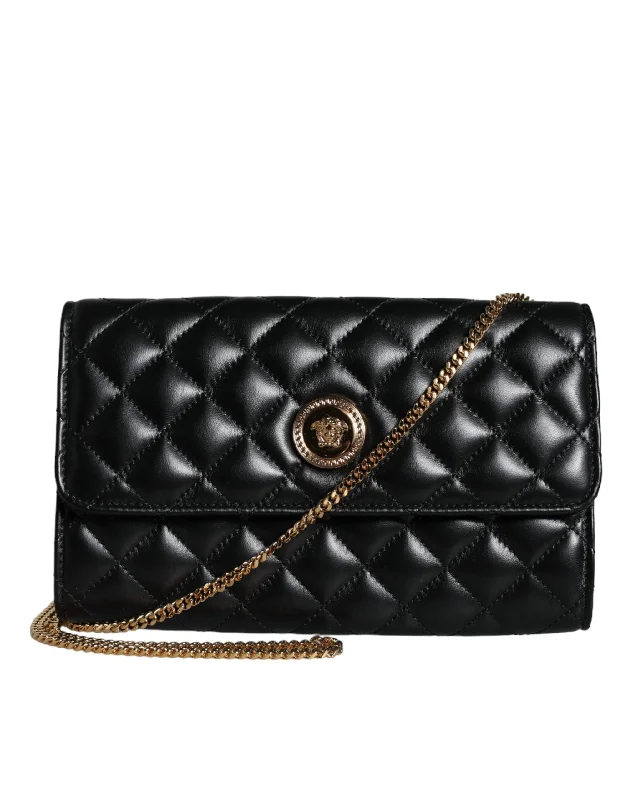 Versace  Nappa Leather Crossbody Shoulder Women's Bag