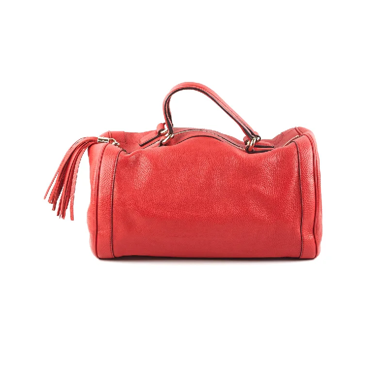 Gucci Soho Boston Red Top Handle Bag