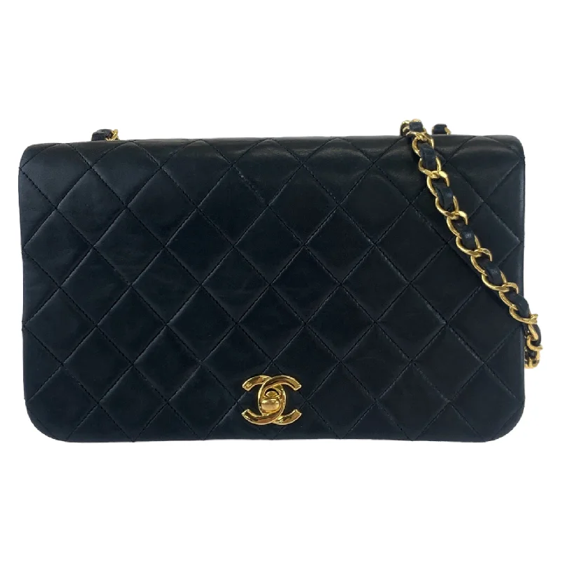 Chanel Vintage Lambskin Matelasse Turnlock Flap Bag