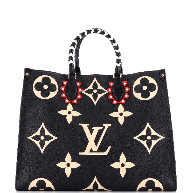 OnTheGo Tote Limited Edition Crafty Monogram Empreinte Giant GM