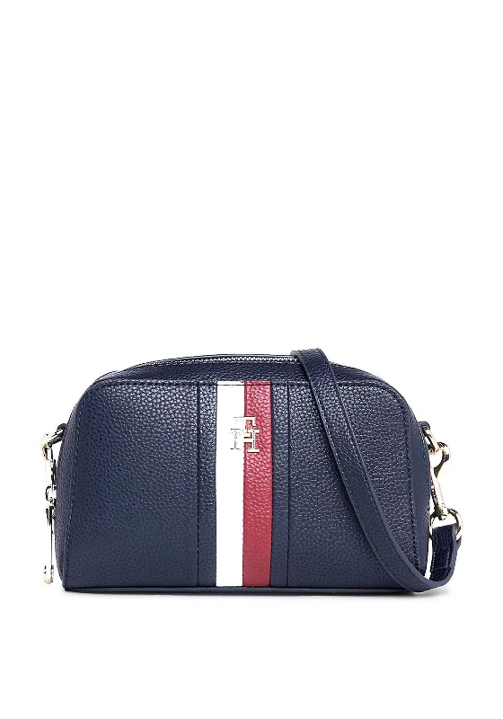 Tommy Hilfiger Emblem Signature Crossbody Bag, Space Blue