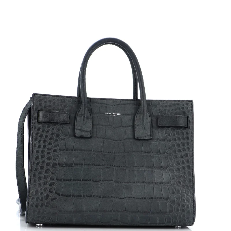 Sac de Jour NM Bag Crocodile Embossed Leather Baby