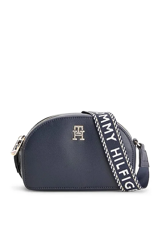 Tommy Hilfiger Half Moon Camera Crossbody Bag, Navy