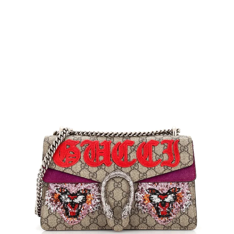 Dionysus Bag Embellished GG Coated Canvas Small