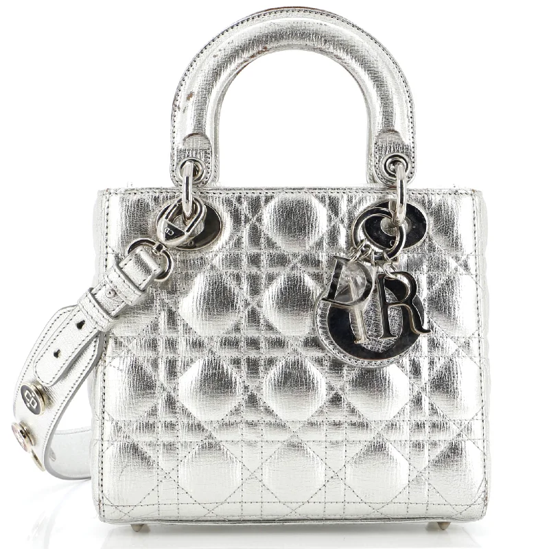 My ABCDior Lady Dior Bag Metallic Cannage Quilt Leather