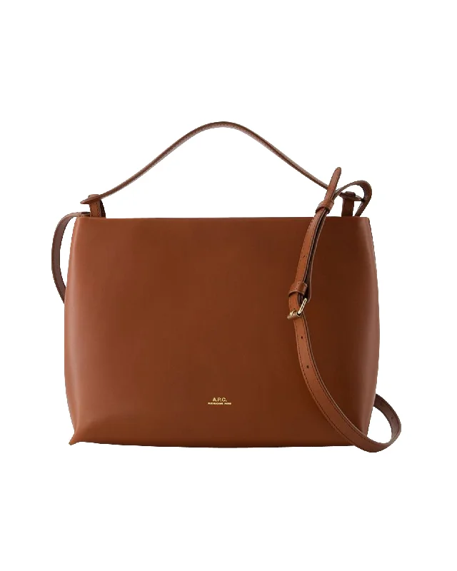 Ashley Crossbody - A.P.C. - Cotton - Hazelnut