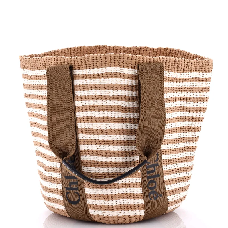 x Mifuko Woody Tote Raffia Large