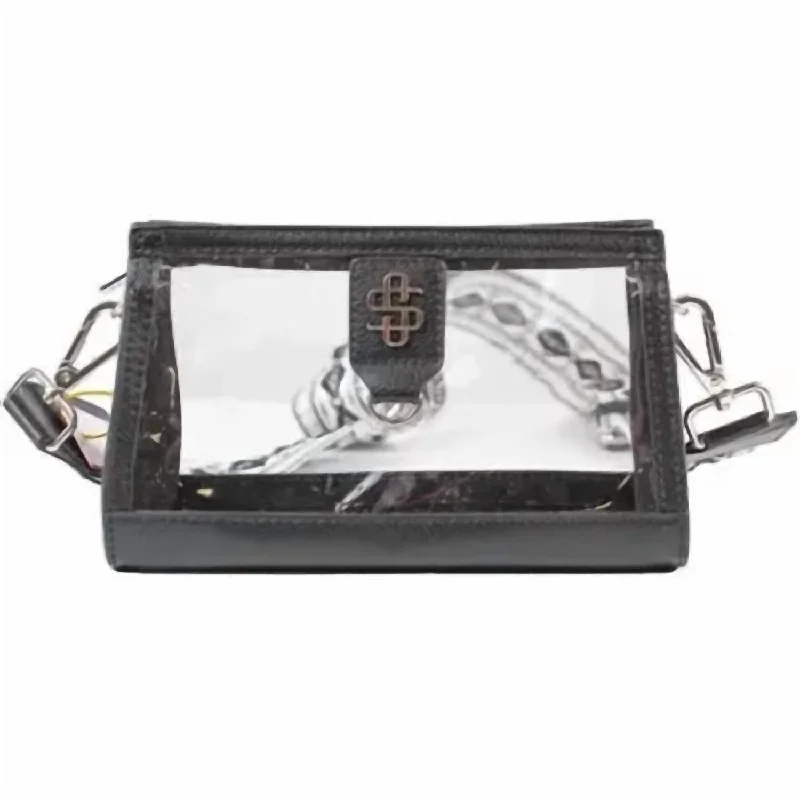 Women's Clear Bag In Black