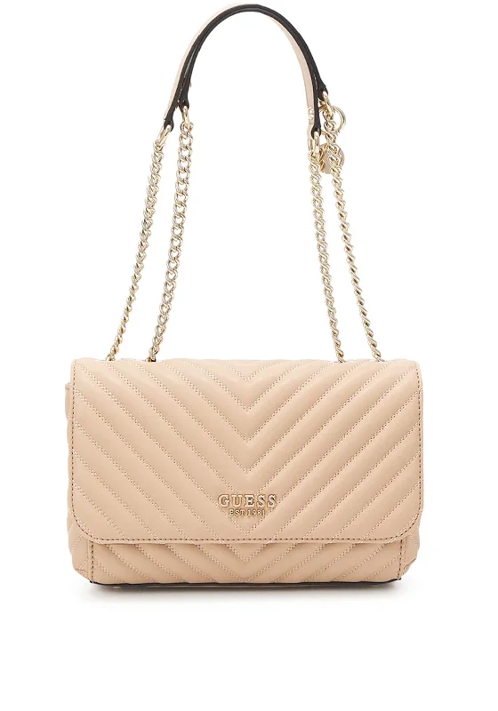 Guess Keillah Crossbody Flap Bag, Beige