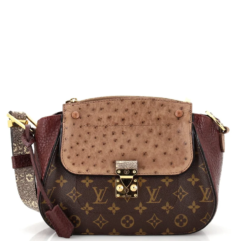 Majestueux Shoulder Bag Monogram Canvas and Exotics