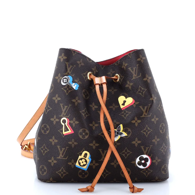 NeoNoe Handbag Limited Edition Love Lock Monogram Canvas