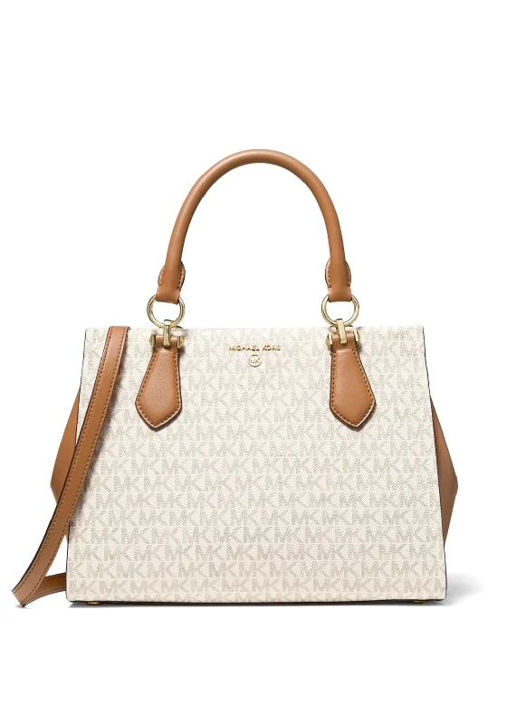 MICHAEL Michael Kors Marilyn Grab Bag, Vanilla & Acorn