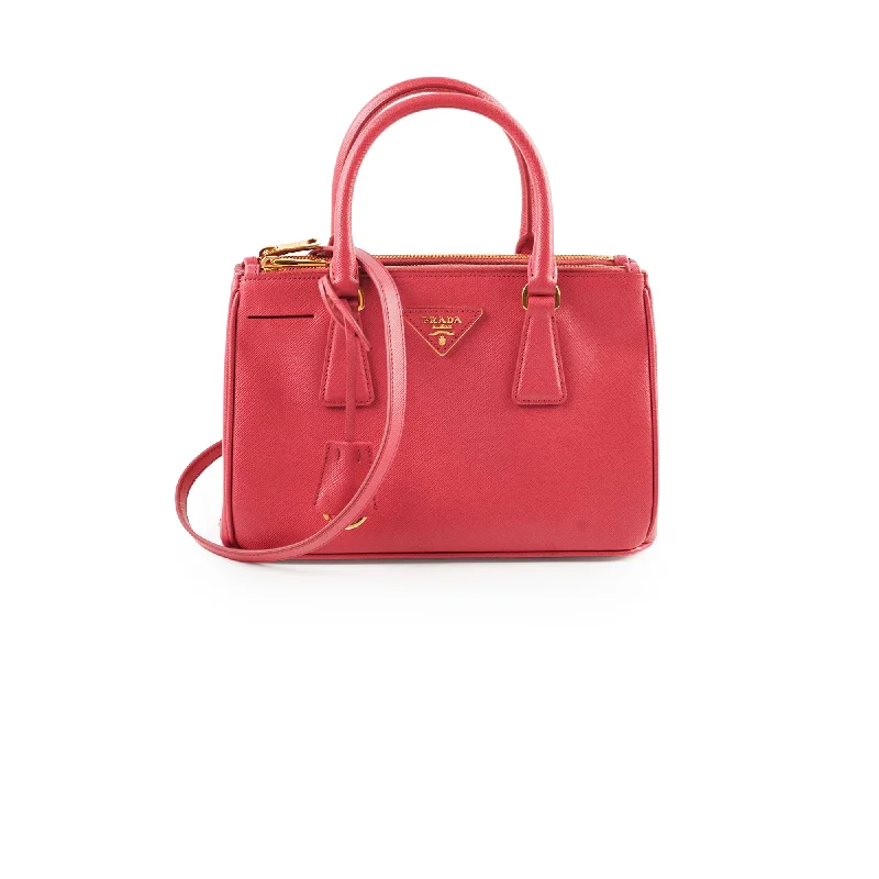 Prada Small Saffinao Tote Pink