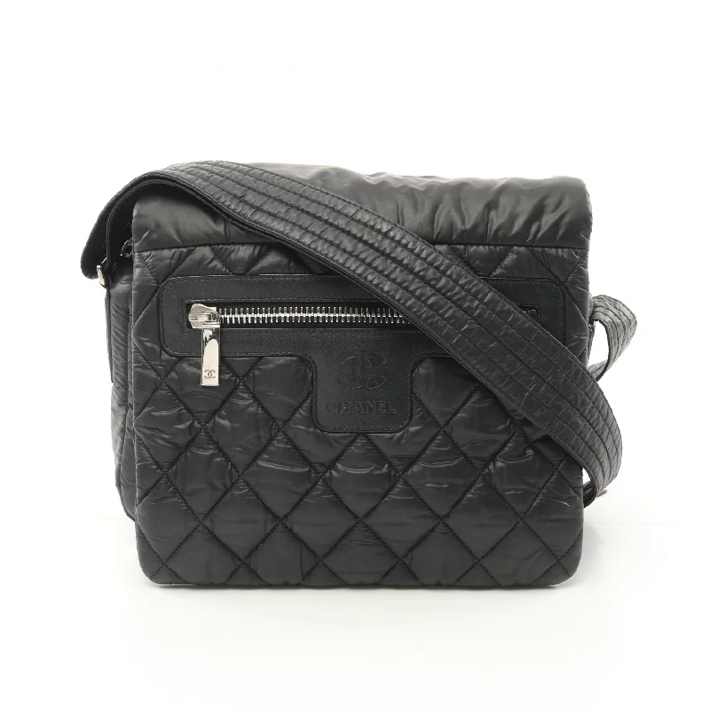 Chanel Nylon Leather Cocoon Small Messenger Bag