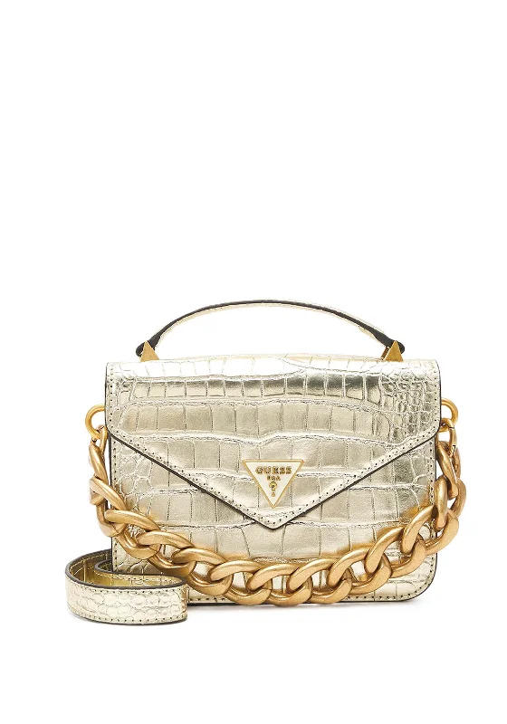 Guess Retour Mini Top Handle Bag, Gold