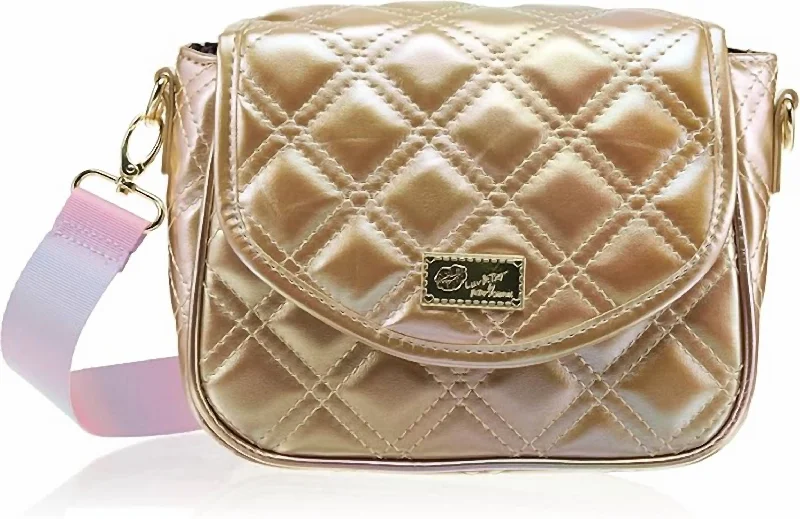 Women's Quilted Crossbody Purse In Pastel Lbkatya