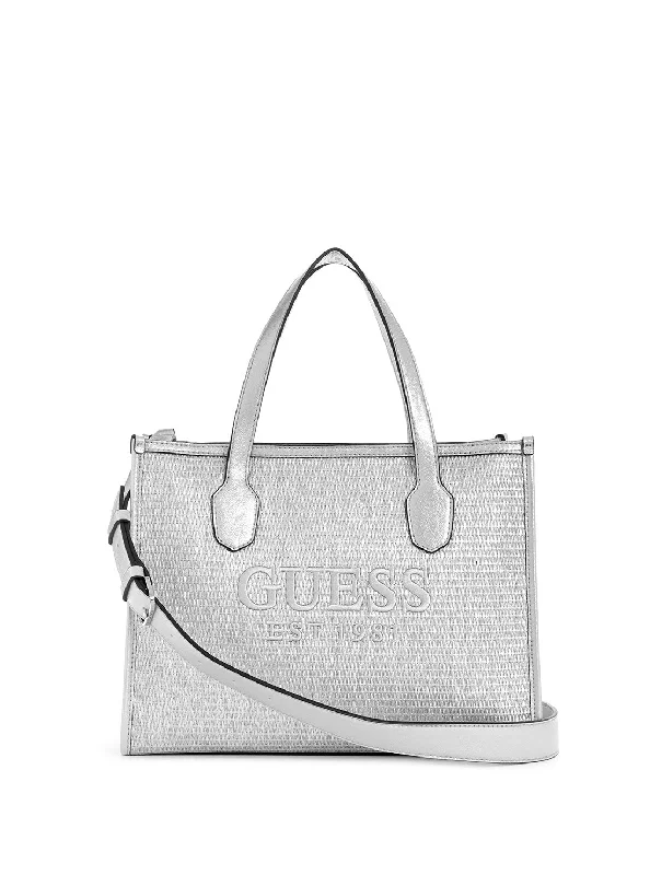 Silver Silvana Tote Bag