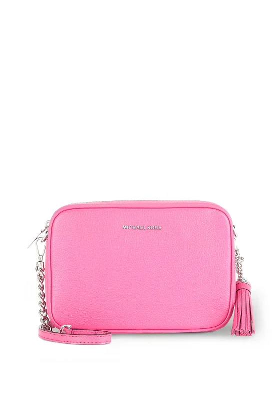 MICHAEL Michael Kors MD Camera Crossbody Bag, Cerise