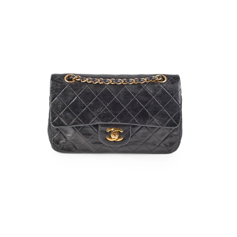 Chanel Vintage Small Classic Flap Lambskin Black - Series 2