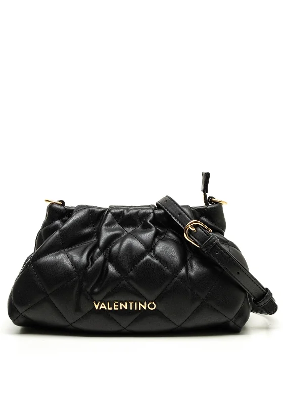 Valentino Quilted Ocarina Crossbody Bag, Black