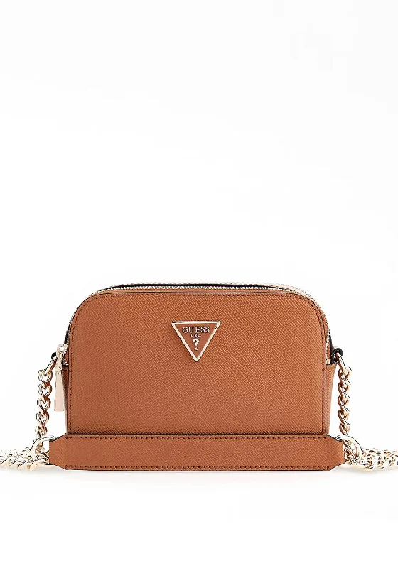 Guess Eco Alexie Mini Crossbody Bag, Cognac