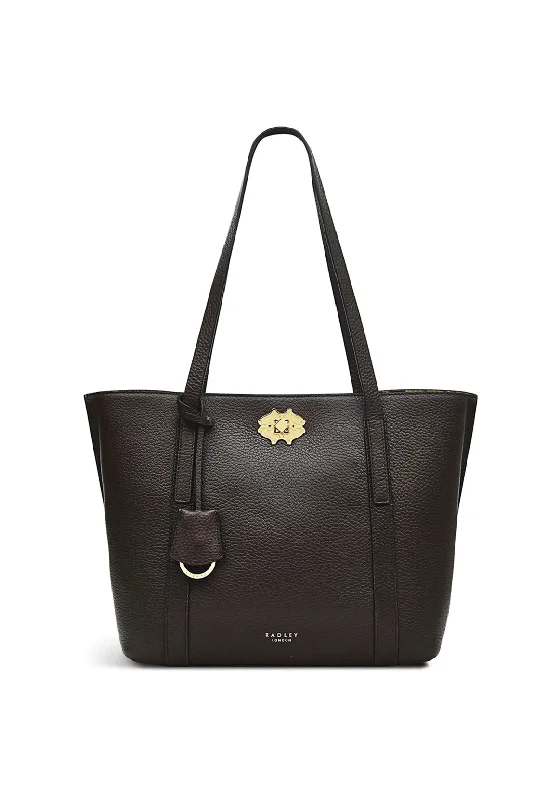 Radley Museum Street Medium Zip-Top Tote, Dark Oak