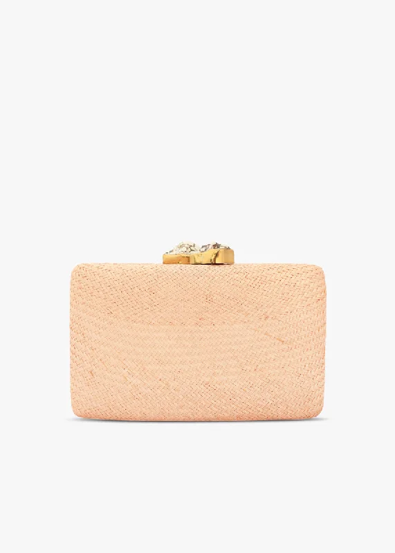 Jen clutch with white Stone