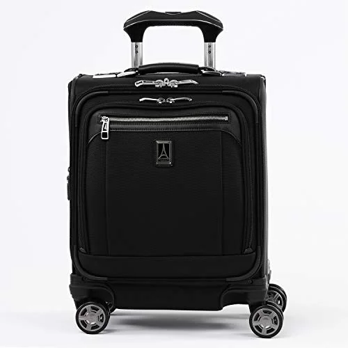 Travelpro Luggage Platinum Elite 16" Carry-on Spinner Tote with USB Port, Shadow Black