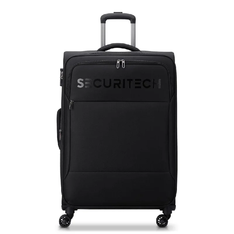 Securitech By Delsey Vanguard 76cm Large Exp Softsided Luggage - Black